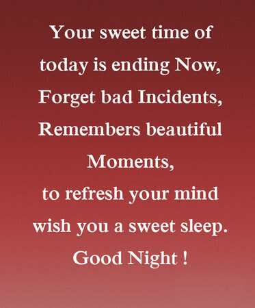 Good Night Quotes, Wishes and Messages for Friends & Lovers With Images