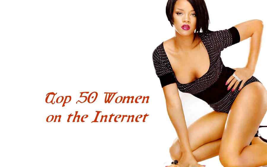 Centrum Nedrustning liberal Top 50 Women on the Internet