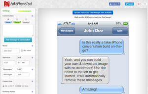 text fake message generator iphone android tools windows