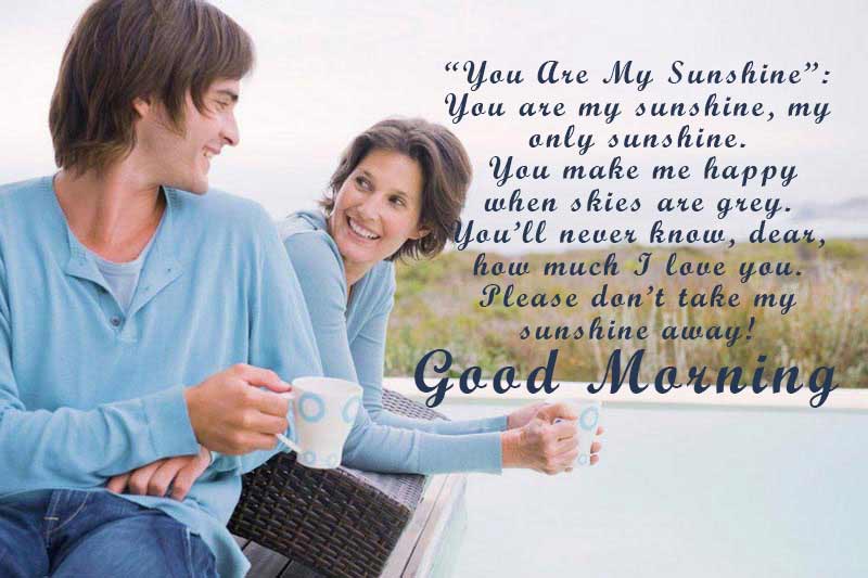 To say good love morning my 50 Romantic