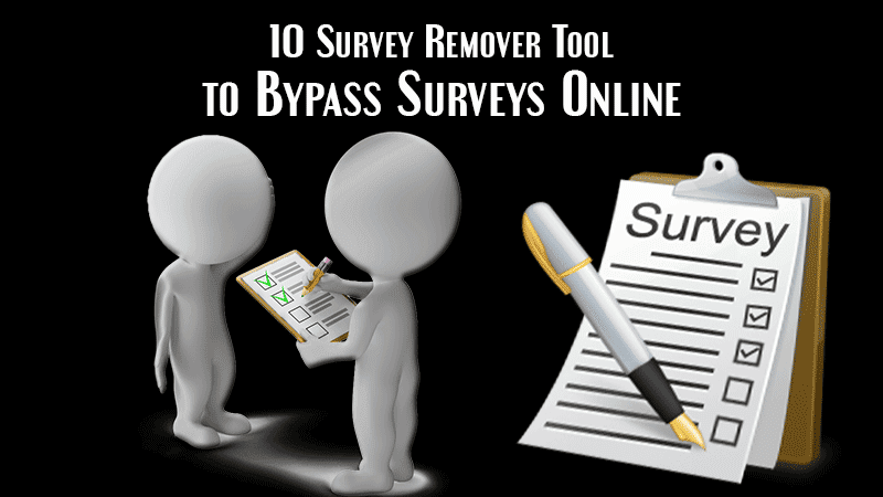 survey remover tool