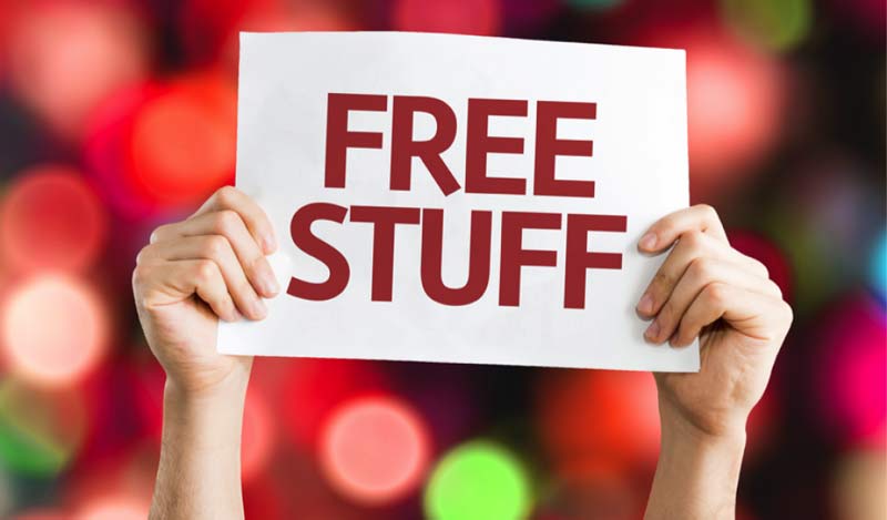 get free stuff