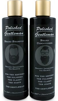 Polished Gentleman Beard Growth and Thickening Shampoo and Conditioner