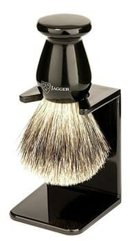 Edwin Jagger Best Badger Shaving Brush with Stand