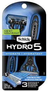 Schick Hydro 5 Disposable Razor for Men