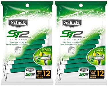 Schick ST2 Disposable Razor for Sensitive Skin