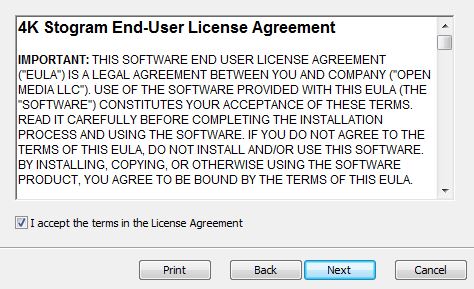 4k Stogram License Agreement